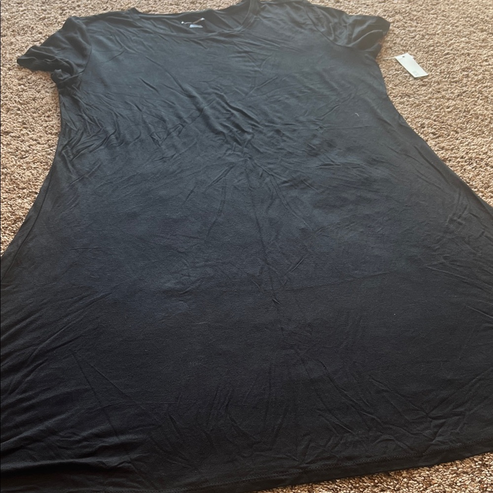 Amazon Essentials Black Loose Fitting short sleeve Casual Dress